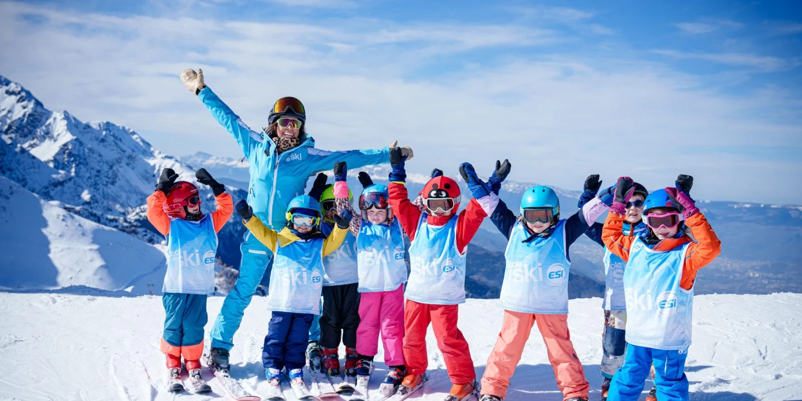 Image pour Where to learn to ski in Les 7 Laux?